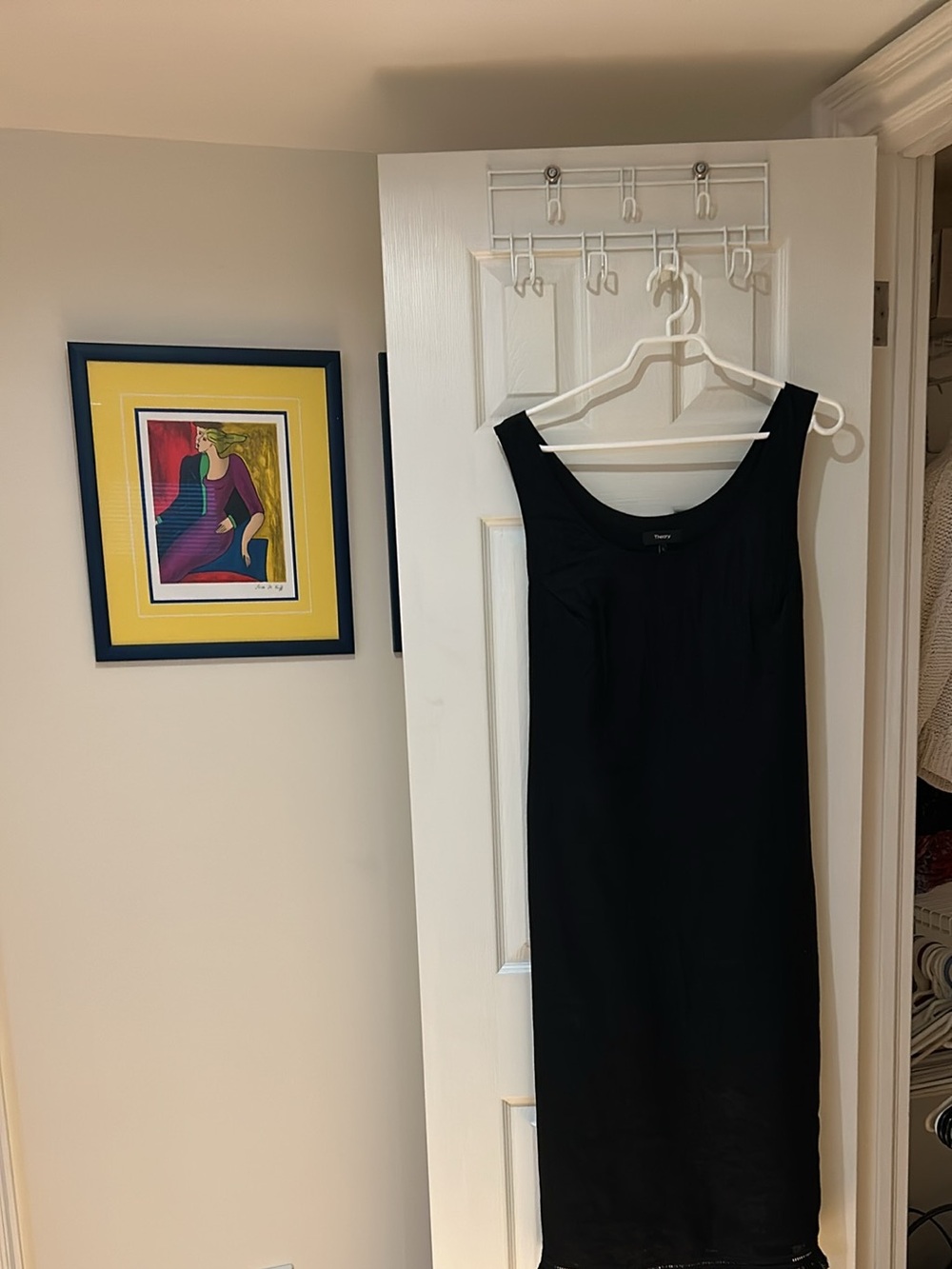 Theory Classic Black Scoop Neck Women’s Dress
